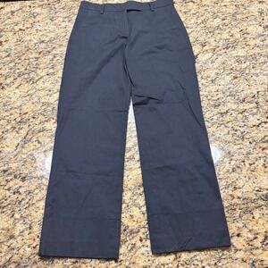 QL2 Quelledue‎ Black Straight Leg Wide Cuff Trousers Made in Italy Size 38 ws